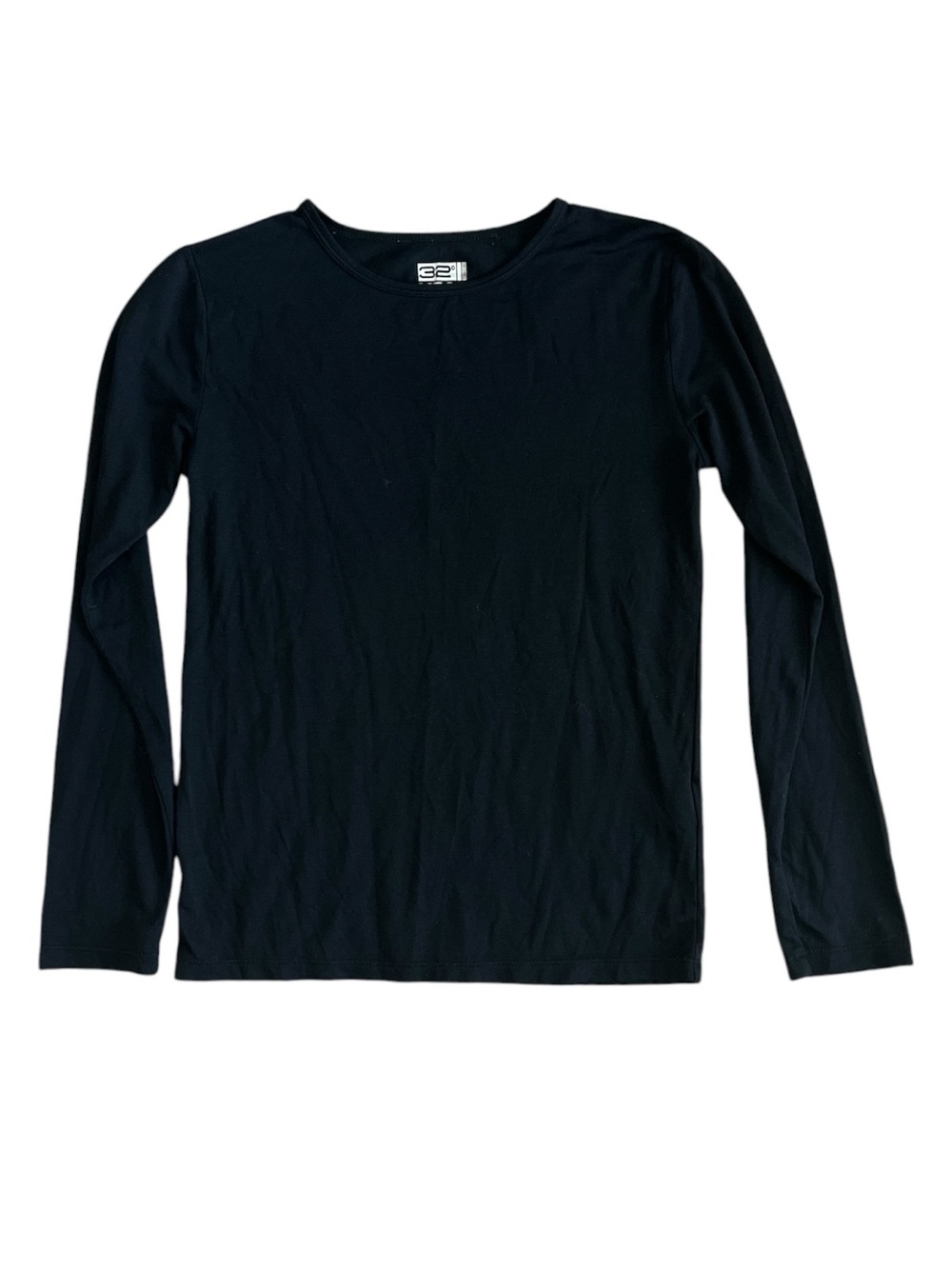 32 Degrees Black Long Sleeve Crewneck Tee Size Large
